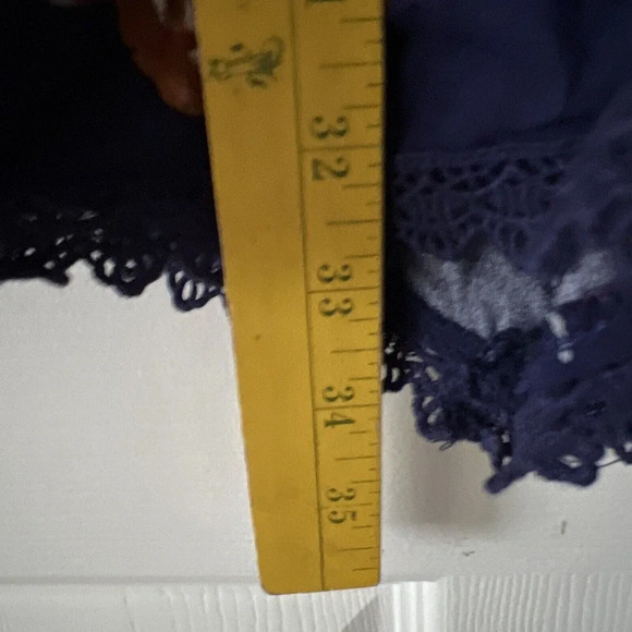 Xhilaration Womens Romper Jumper 4X Floral Boho Cottagecore Off The Shoulder - Picture 9 of 12